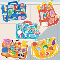 Learning & Fun 6-in-1 Interactive Montessori Busy Book