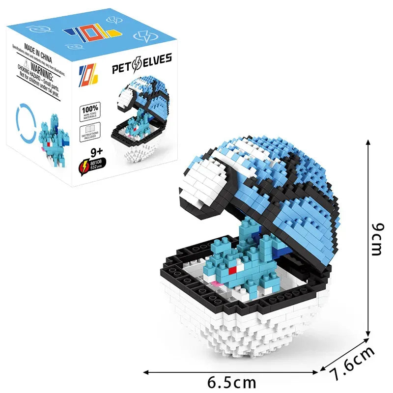 Pokemon Pet Elves Micro Building Blocks