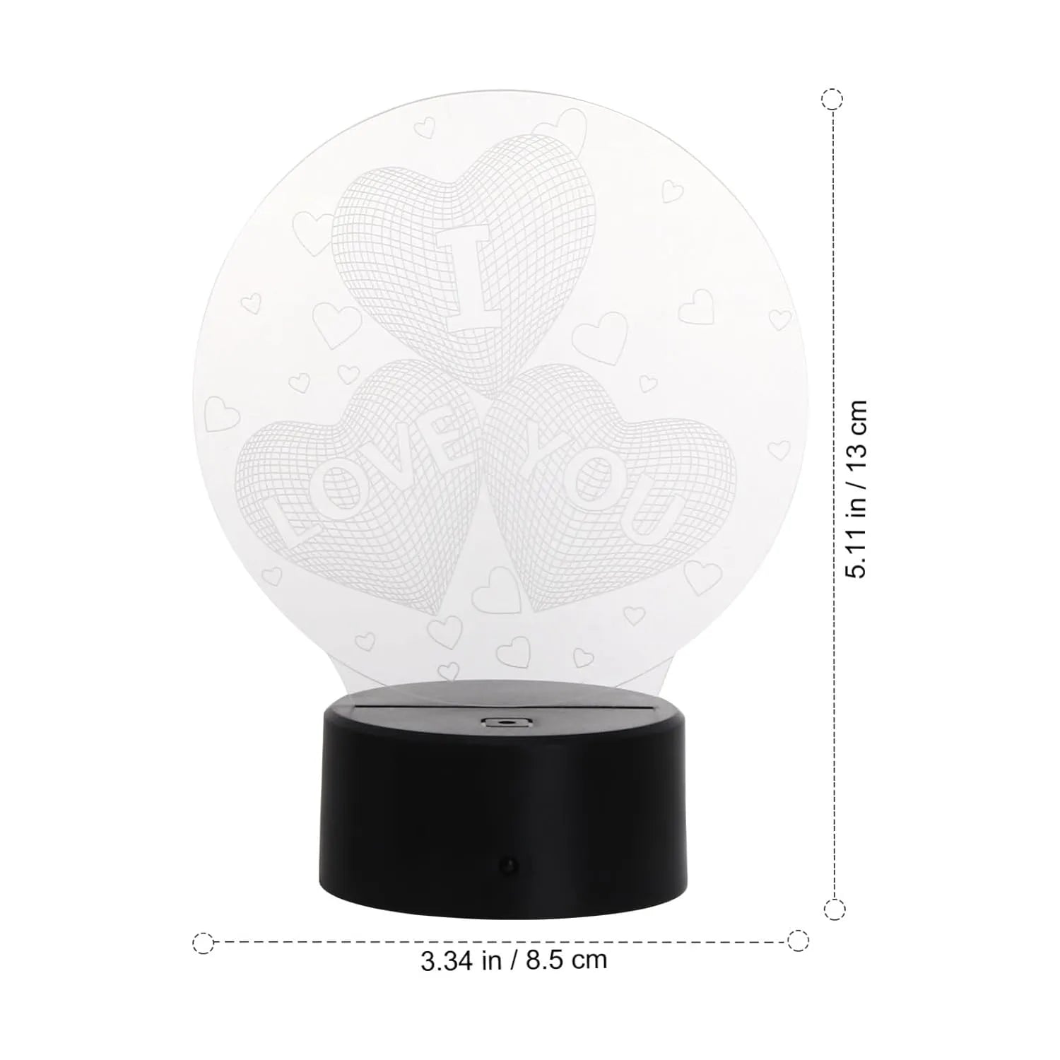 ILoveYou Heart Spark LED Lamp