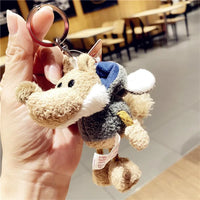 Wolf as Sheep Plush Keychain