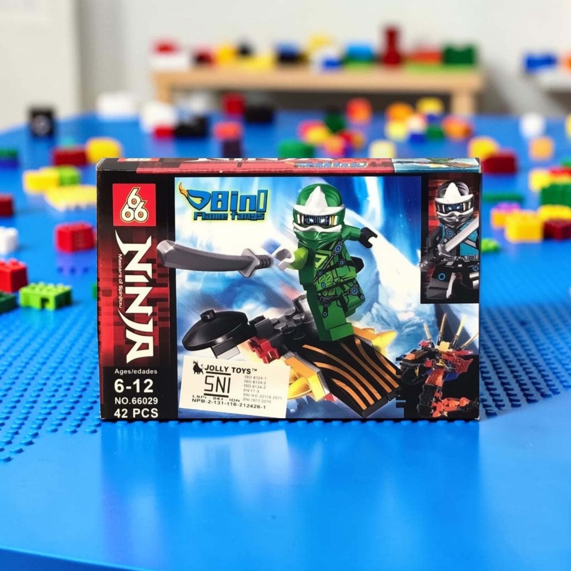 Ninja Masters of Spinjitzu Flame Fangs Building Blocks