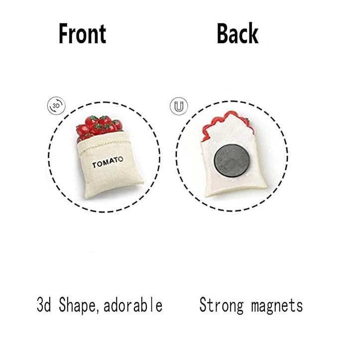 3D Food Dopamine Fridge Magnets