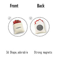 3D Food Dopamine Fridge Magnets