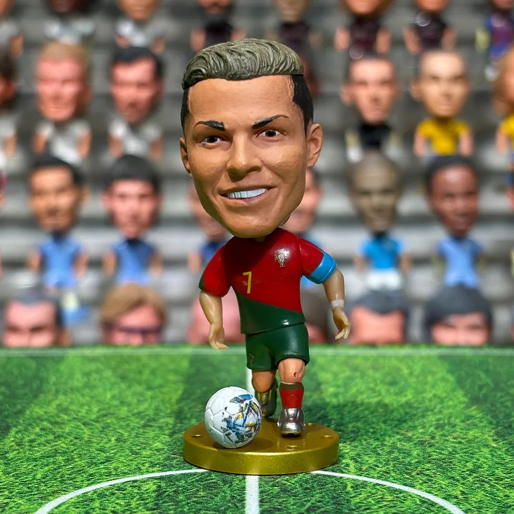 Cristiano Ronaldo Mini Football Bobblehead Figurines