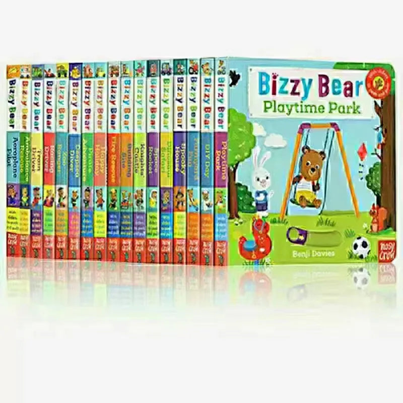 Bizzy Bear Interactive Push-Pull Board Book Collection