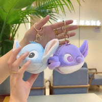 Big Head Stitch Coin Purse Keychain