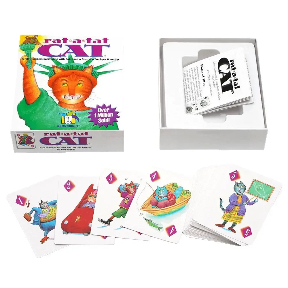 Rat-a-tat Numbers Card Game