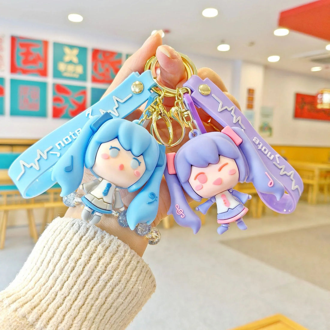Hatsune Miku Kawaii Aura Keychain