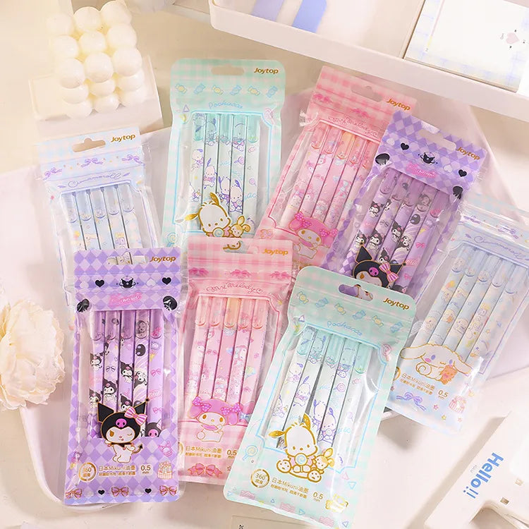 Sanrio Beautiful Time Gel Pen (Set of 5)