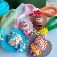Labubu Amore Heart Keychain