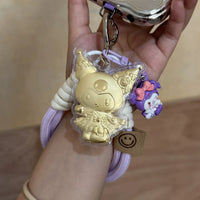 Sanliou Icons 20mg Gold Charm Keychain