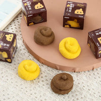 Poop Swirl Miniature Prank Eraser