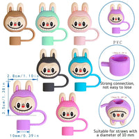 Labubu Series Fancy Straw Cap