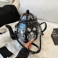 Nocturnia Gothic Brew Skull Teapot Bag