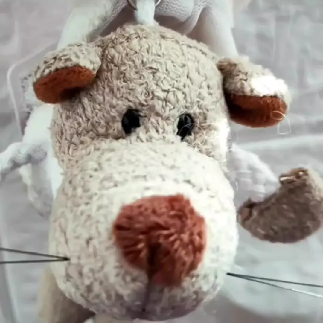 Wolf as Sheep Plush Keychain