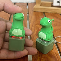 Derpy Lizard Sound & LED Fidget Keychain