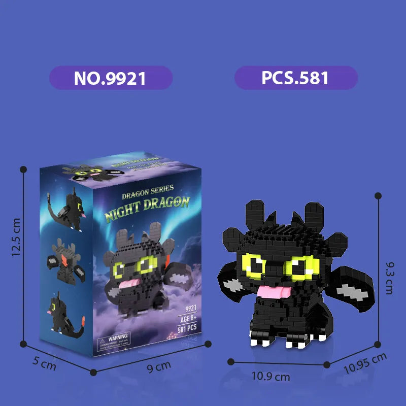 HTTYD Toothless Micro Building Blocks