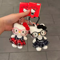 Hello Kitty Little Nerd Plush Keychain