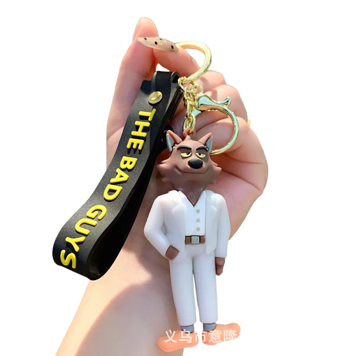 The Bad Guys Movie Character Keychain