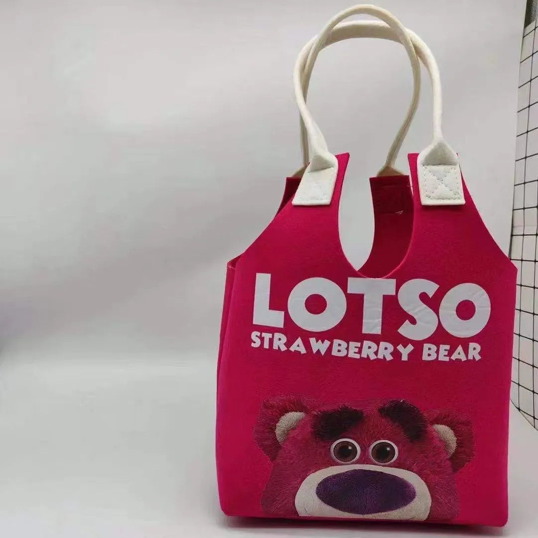 Premium Felt Character Tote Handbag