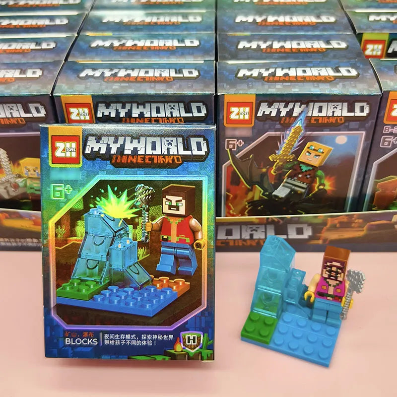 Minecraft Night Survival Adventure Blocks Mystery Box