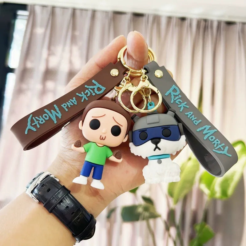 Rick and Morty 3D Keychain