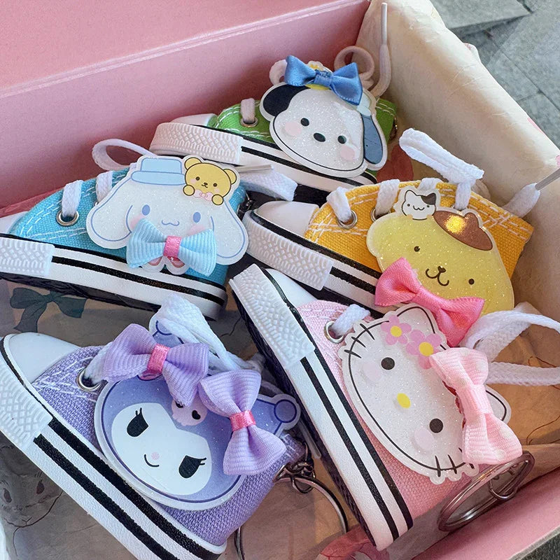 Sanrio Canvas Sneaker Keychain