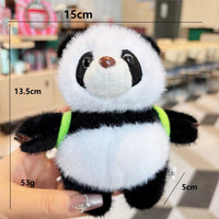 Backpack Panda Plush Keychain