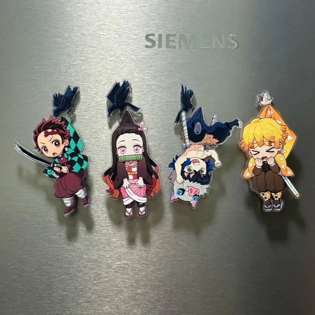 Demon Slayer 360° Rotating Acrylic Fidget Magnets