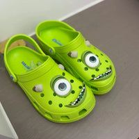 One-Eyed Green Monster Comfort Clogs