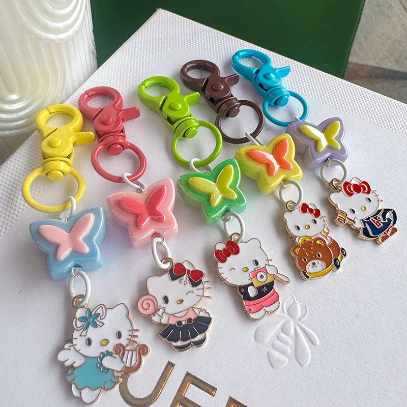 Hello Kitty Flutter Wings Bag Charm