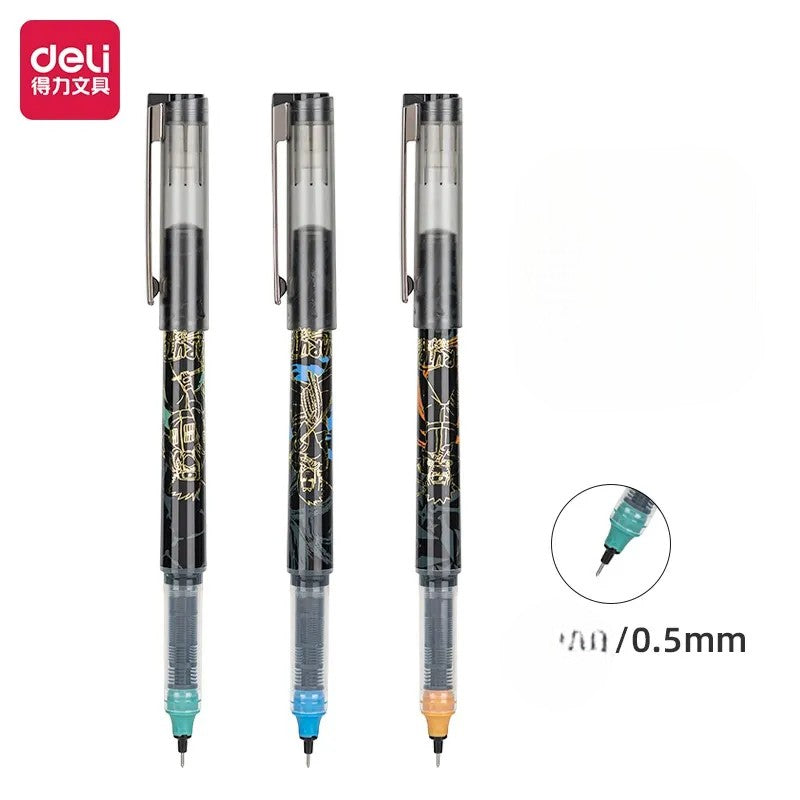 Deli S892 Naruto Roller Pen (Set of 3)