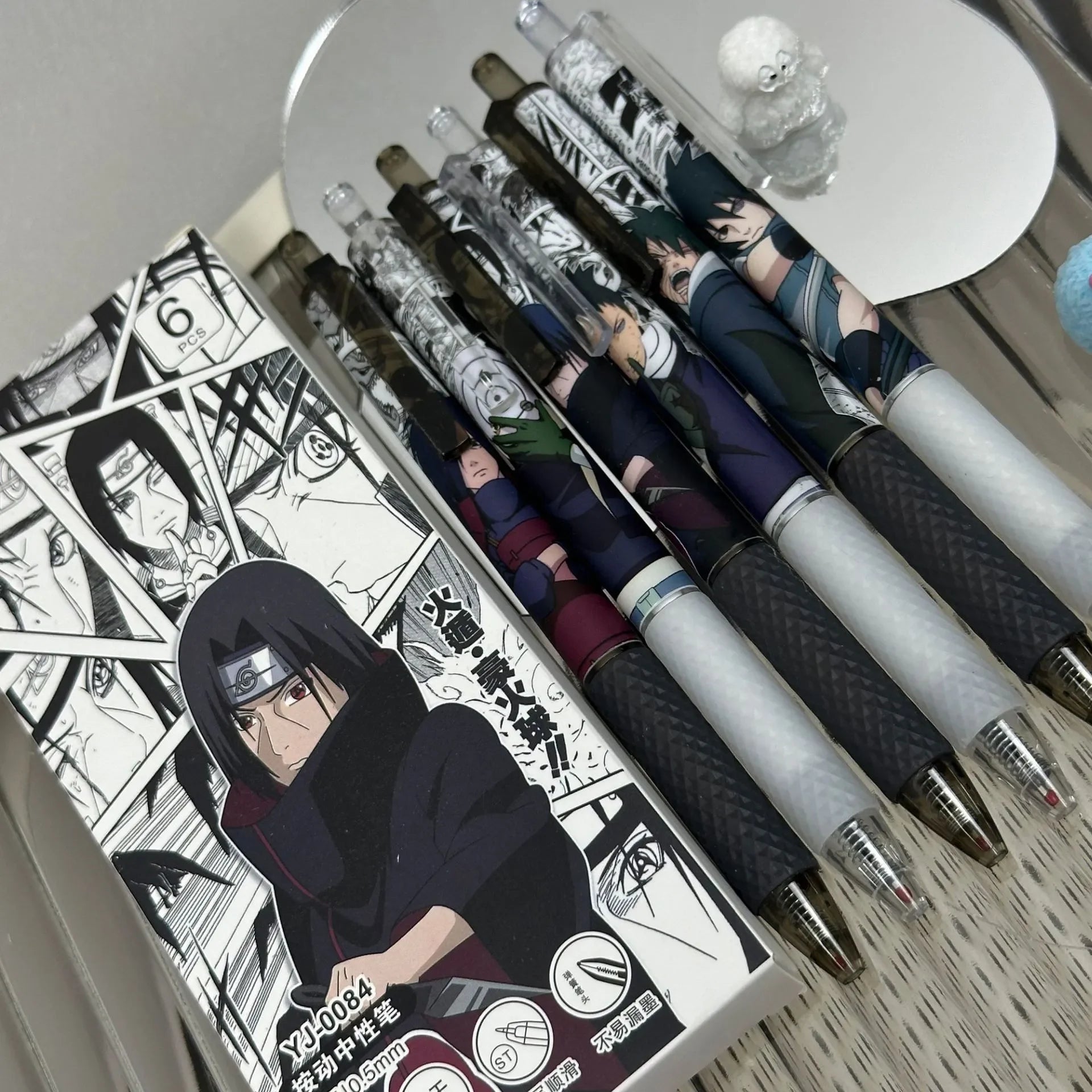 Naruto Uchiha Legacy Gel Pen (Set of 6)