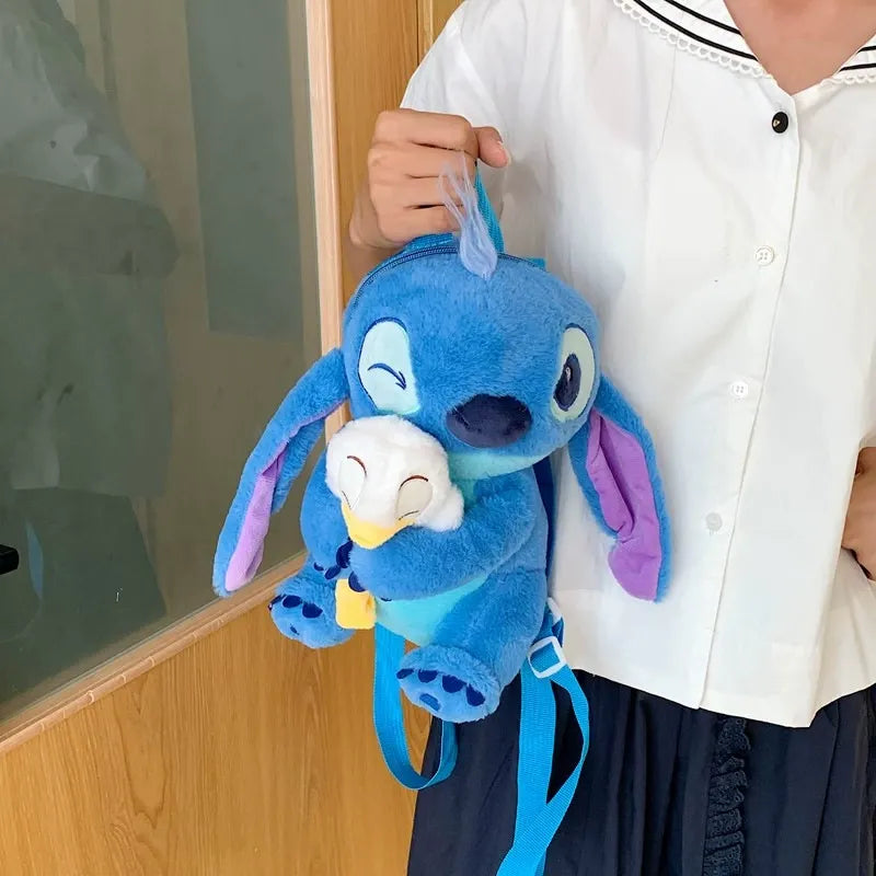 Cosmic Stitch Hugs Duck Plush Backpack
