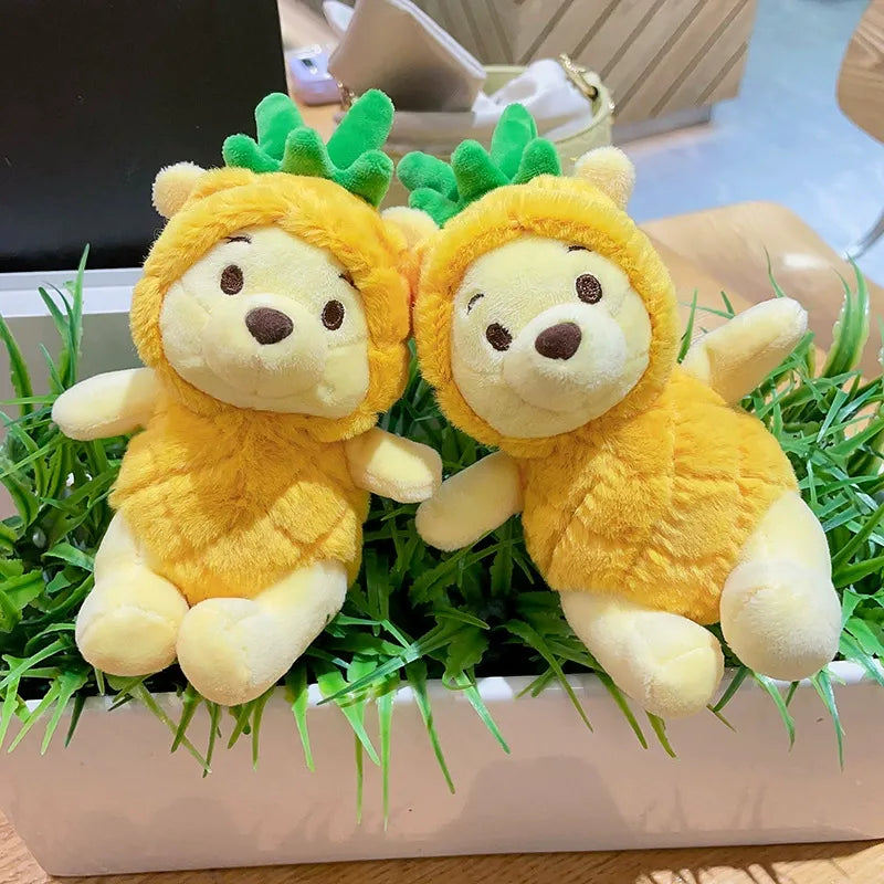 DZNY Pineapple Pooh Plush Keychain