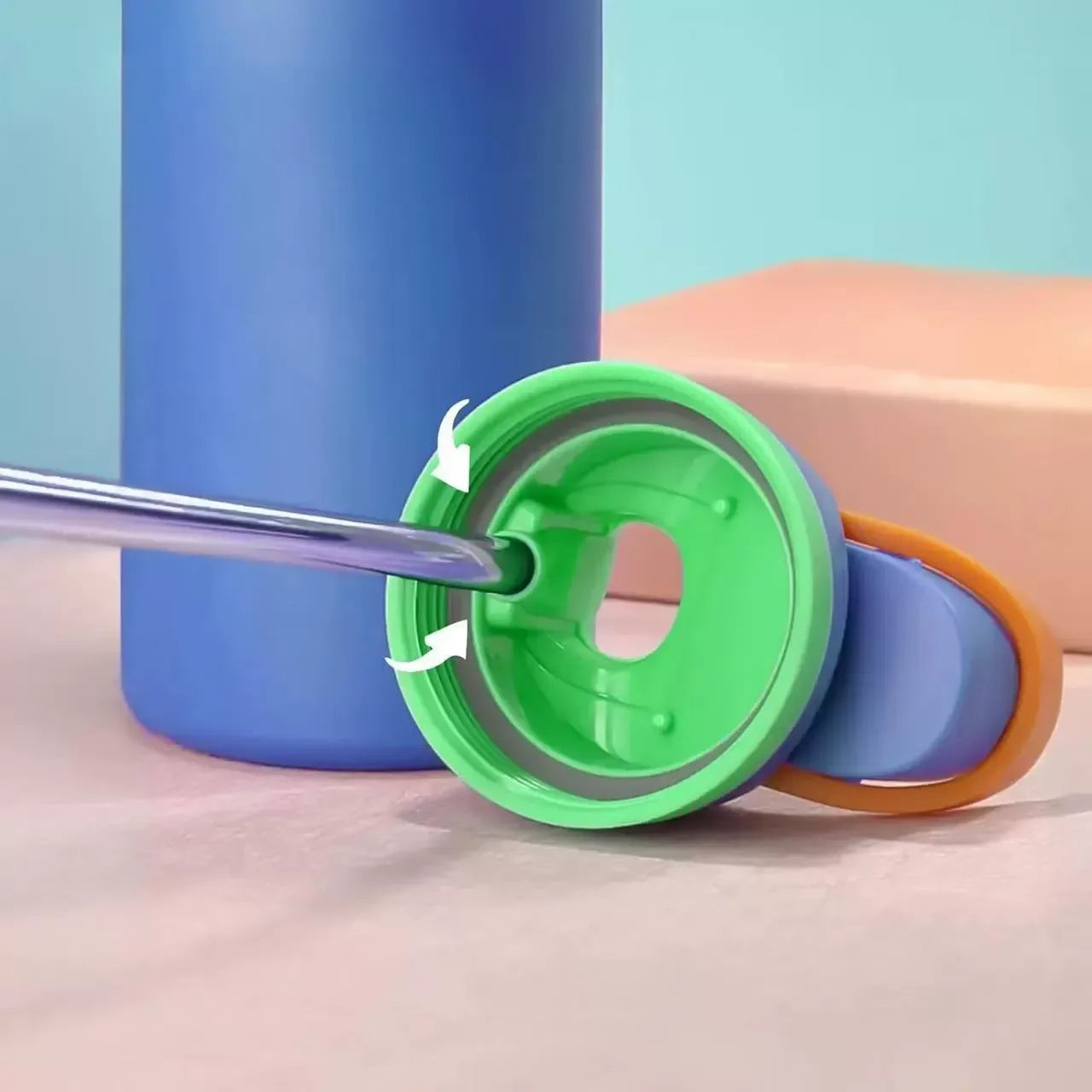 Sustainable Metal Straw Set for Owala Bottle (Pack of 6)