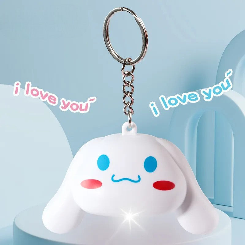 Sanrio Glow Up I Love You Keychain