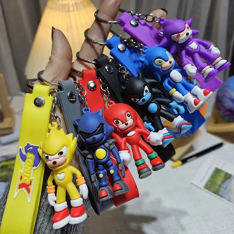 Sonic Speed Squad Keychain
