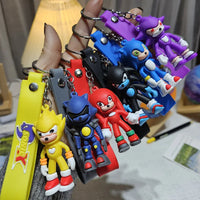 Sonic Speed Squad Keychain