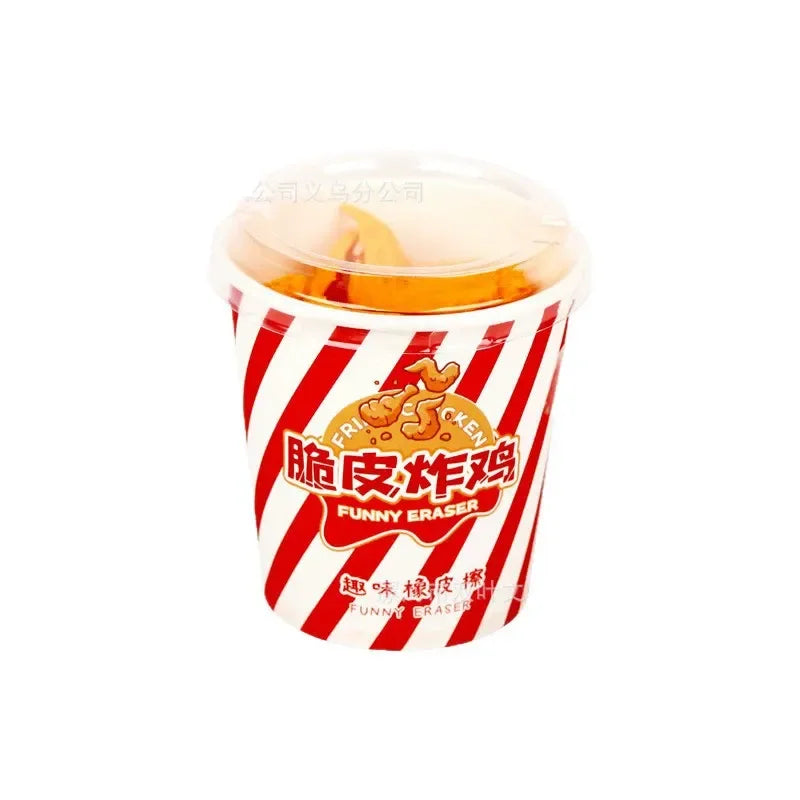 Chicken Bucket Finger-Lickin' Eraser (Set of 9)