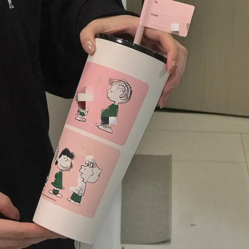 StarBX Peanuts Snoopy Straw Cup (700 ml)