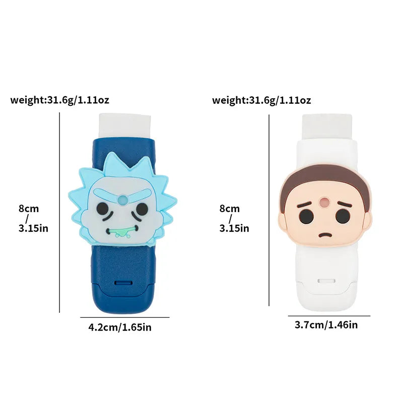 Rick and Morty Pull-Push Eraser