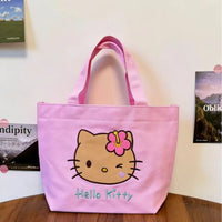 Tropical Tan Hello Kitty Vacation Canvas Tote