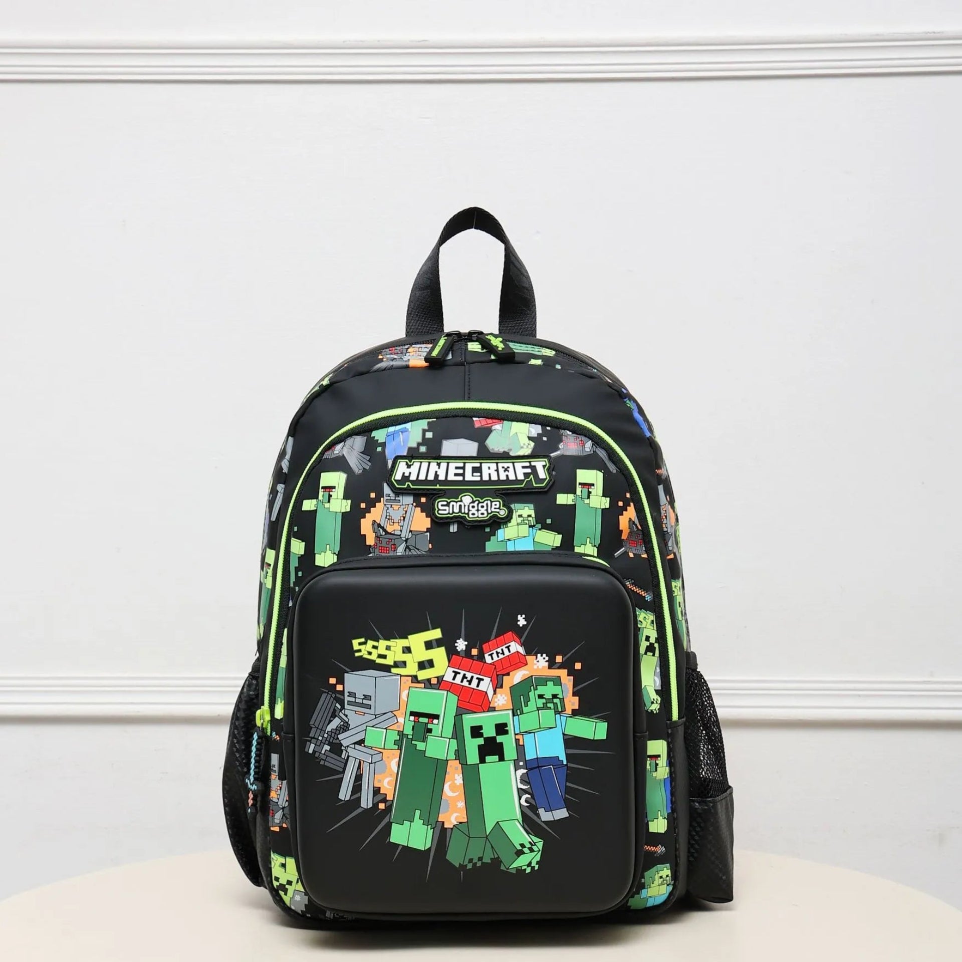 SMGL Minecraft TNT Mob Explosion Classic School Backpack