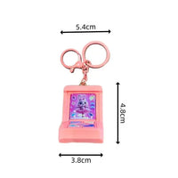 Mini Retro Arcade Fingertip Dance Machine Keychain