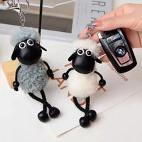 Shaun the Sheep Wool Luxe Keychain