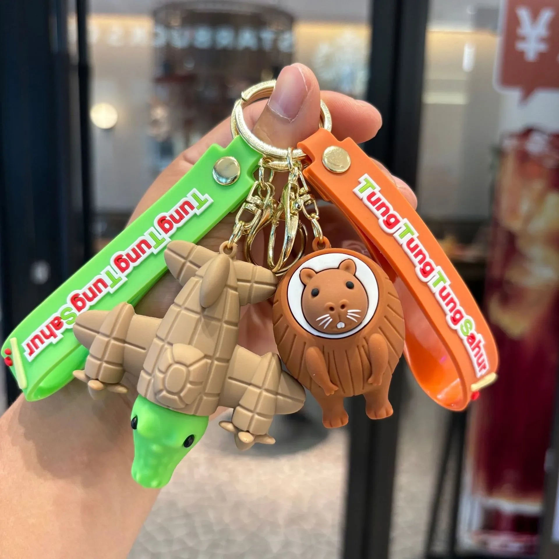 Brainrot Brigade 3D Keychain