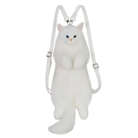 Bear Hugs Realistic White Maine Coon Cat Backpack