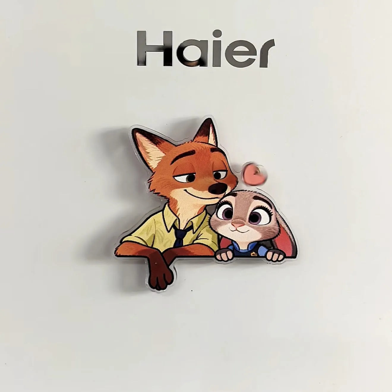 Zootopia Nick & Judy Acrylic Refrigerator Magnets