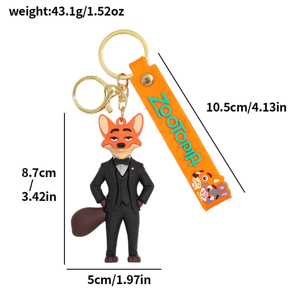 Zootopia 2 Gala & Vacation Disguise Keychain